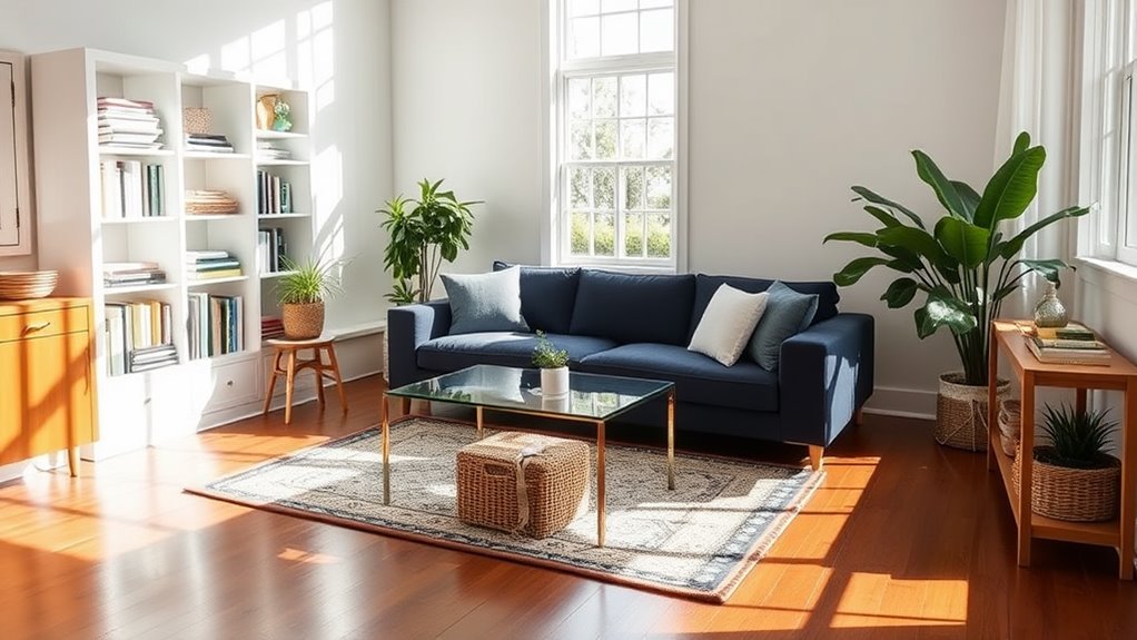 How to Create a Built-In Look With Freestanding Furniture
