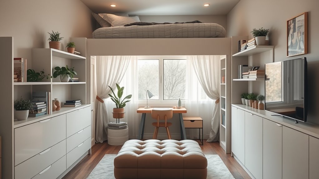 maximize small bedroom space