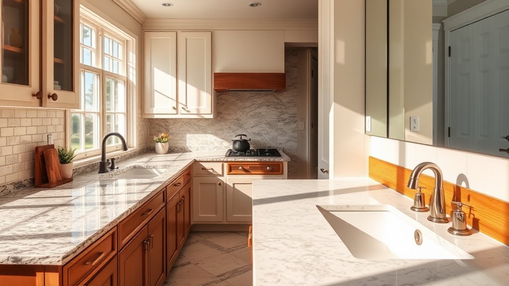How to Choose the Best Countertops for Your Kitchen and Bathroom
